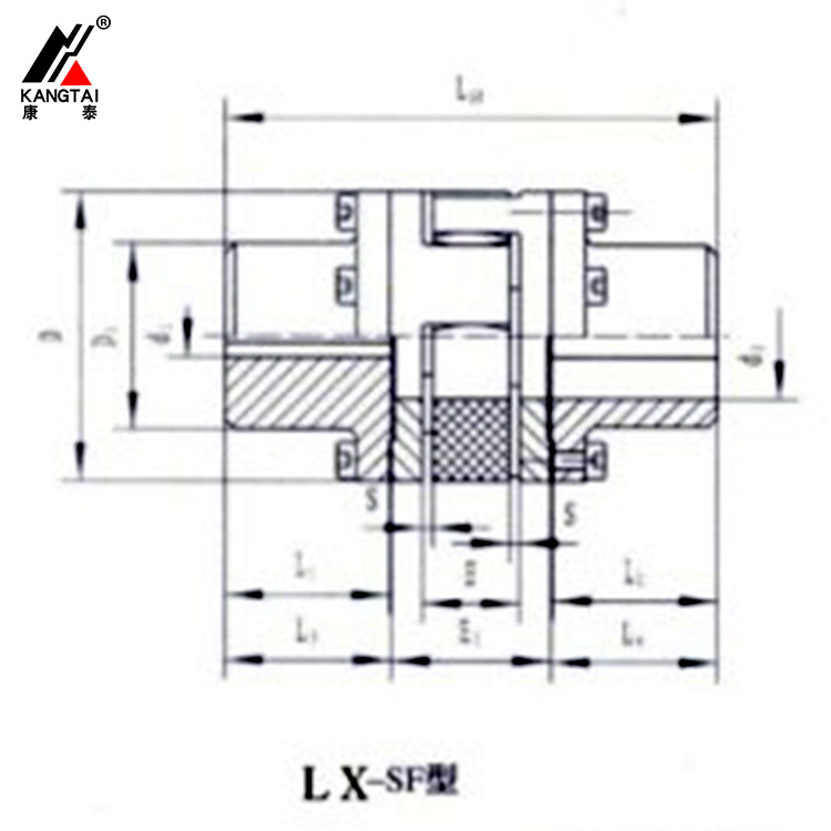 LX-P 型帶制動(dòng)盤星形彈性聯(lián)軸器